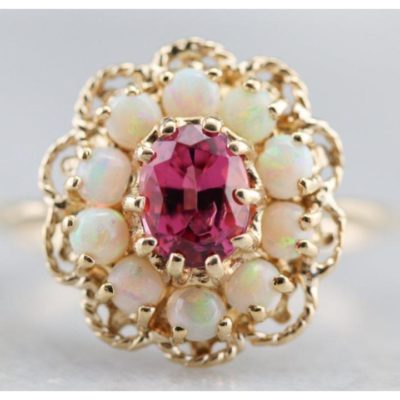 October birthstone ring