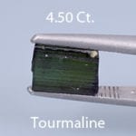 Rough version of Opposed Bar Baguette Cut Tourmaline