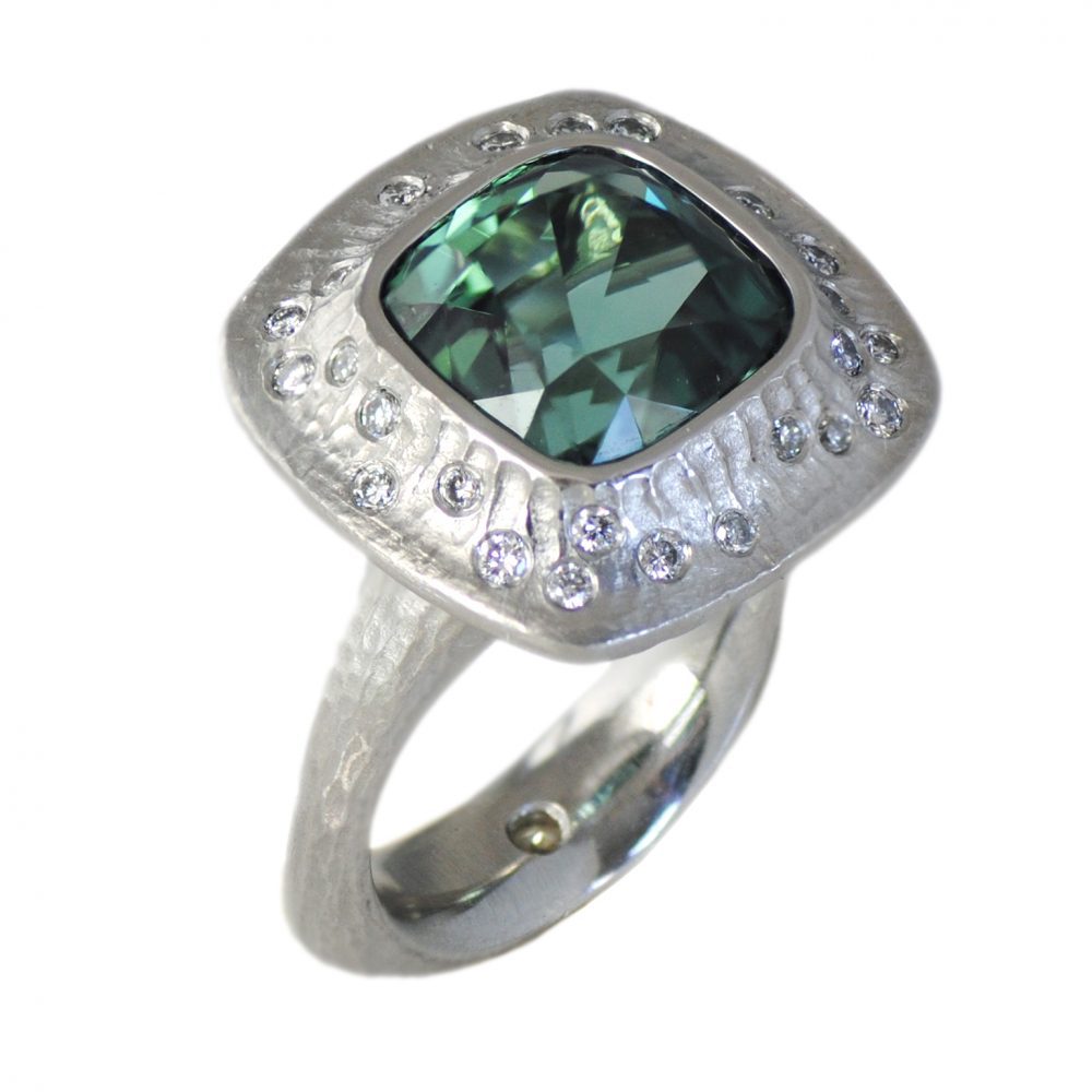 Blue-Green Tourmaline Ring – Meg C Jewelry Gallery