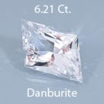 Rough version of Radiant Step Rhombus Cut Danburite