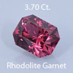 Rough version of Barion Square Cut Spessartite Garnet