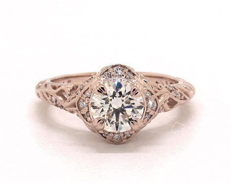 L color diamond in rose gold store