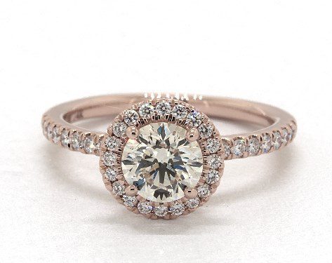 14k Rose Gold Custom Multi-color Gemstones Engagement Ring #102857 -  Seattle Bellevue | Joseph Jewelry