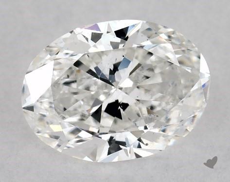 SI1 oval diamond loose