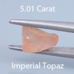 Rough version of Barion Arrow Cut Imperial Topaz