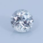 Finished version of Custom Round Brilliant Cut Sapphire