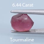 Rough version of Custom Oval Cut Tourmaline