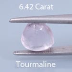 Rough version of Custom Round Cut Tourmaline