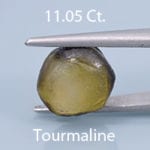 Rough version of Portuguese Brilliant Cut Tourmaline