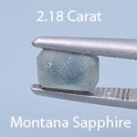 Rough version of Barion Emerald Cut Sapphire