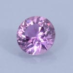Finished version of Round Brilliant Cut Sapphire