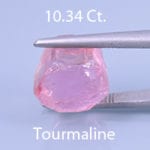Rough version of Custom Hexagon Cut Tourmaline