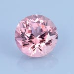 Finished version of Custom Round Brilliant Cut Tourmaline