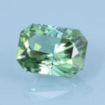 Finished version of Custom Barion Emerald Cut Tourmaline