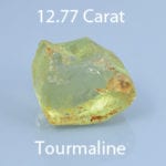 Rough version of Custom Bullet Shape Cut Tourmaline