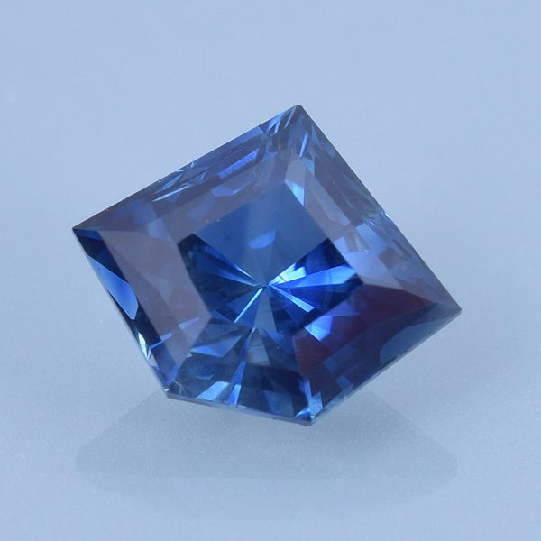 Custom Barion Pentagon Cut Sapphire, Helena, Montana, U.S.A., 0.68 ...