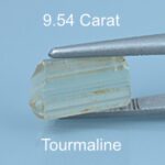 Rough version of Custom Brilliant Emearld Cut Tourmaline