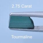 Rough version of Emerald Cut Tourmaline