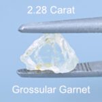 Rough version of Radiant Step Superman Cut Grossular Garnet