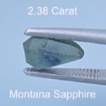 Rough version of Custom Long Shield Cut Sapphire
