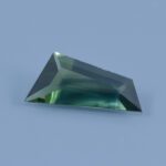 Finished version of Step Horsehead Cut Sapphire