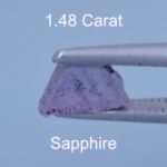 Rough version of Step Keystone Cut Sapphire