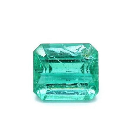 2.47 ct Octagon Bluish green Emerald Brian Gavin