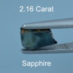Rough version of Step Rhombus Cut Sapphire