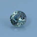 Finished version of Custom Round Brilliant Cut Sapphire