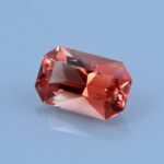 Finished version of Custom Radiant Emerald Cut Sunstone