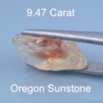 Rough version of Custom Radiant Emerald Cut Sunstone