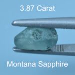 Rough version of Custom Arrowhead Cut Sapphire