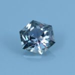 Finished version of Barion Hexagon Cut Color Change Sapphire