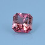 Finished version of Custom Barion Square Cut Tourmaline
